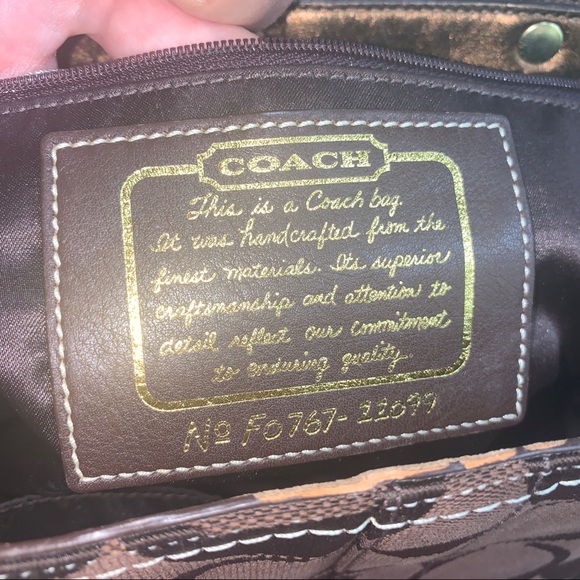 Coach Tote Chocolate Brown - Picture 5 of 5